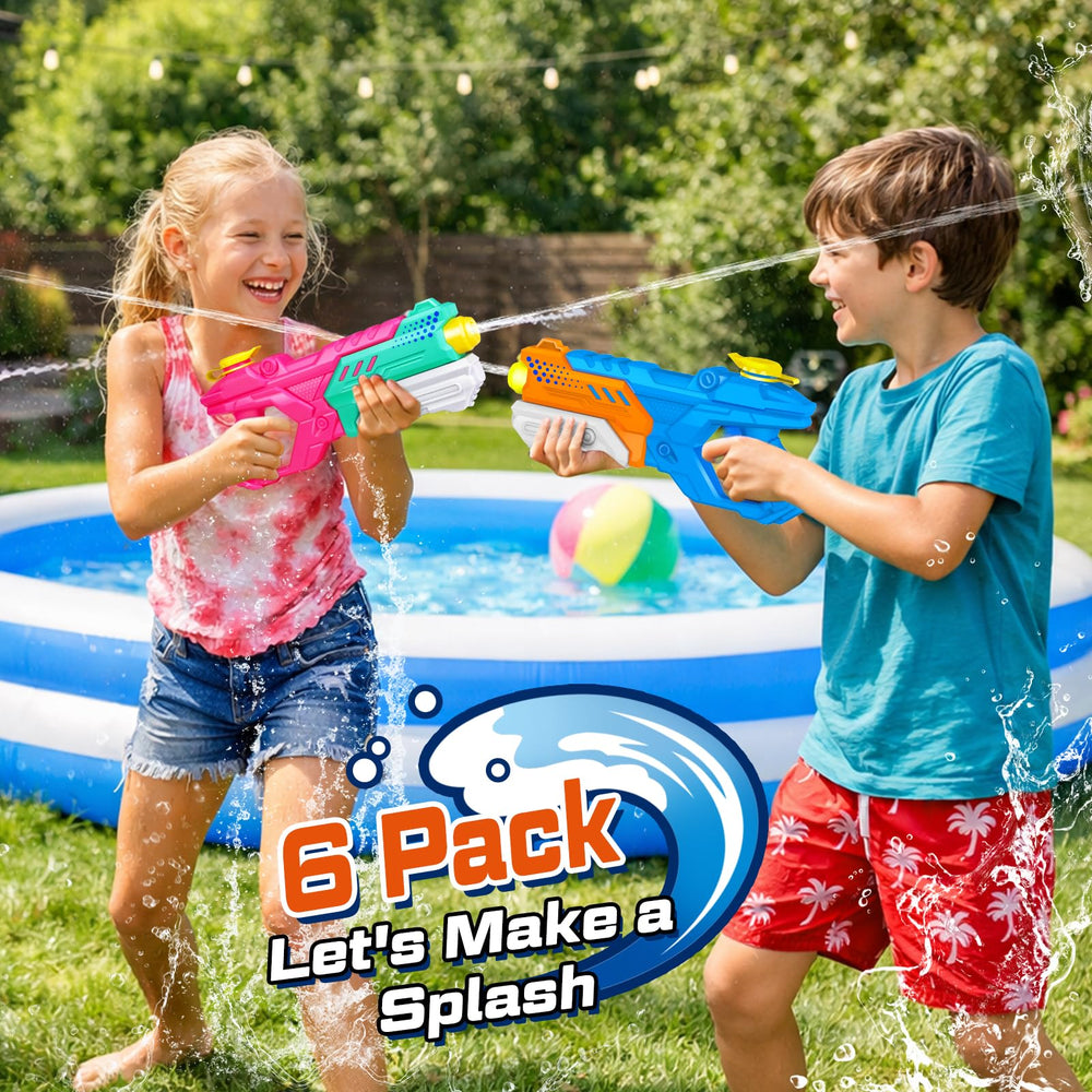 Quanquer gift-ready water gun set for birthdays and holidays.
