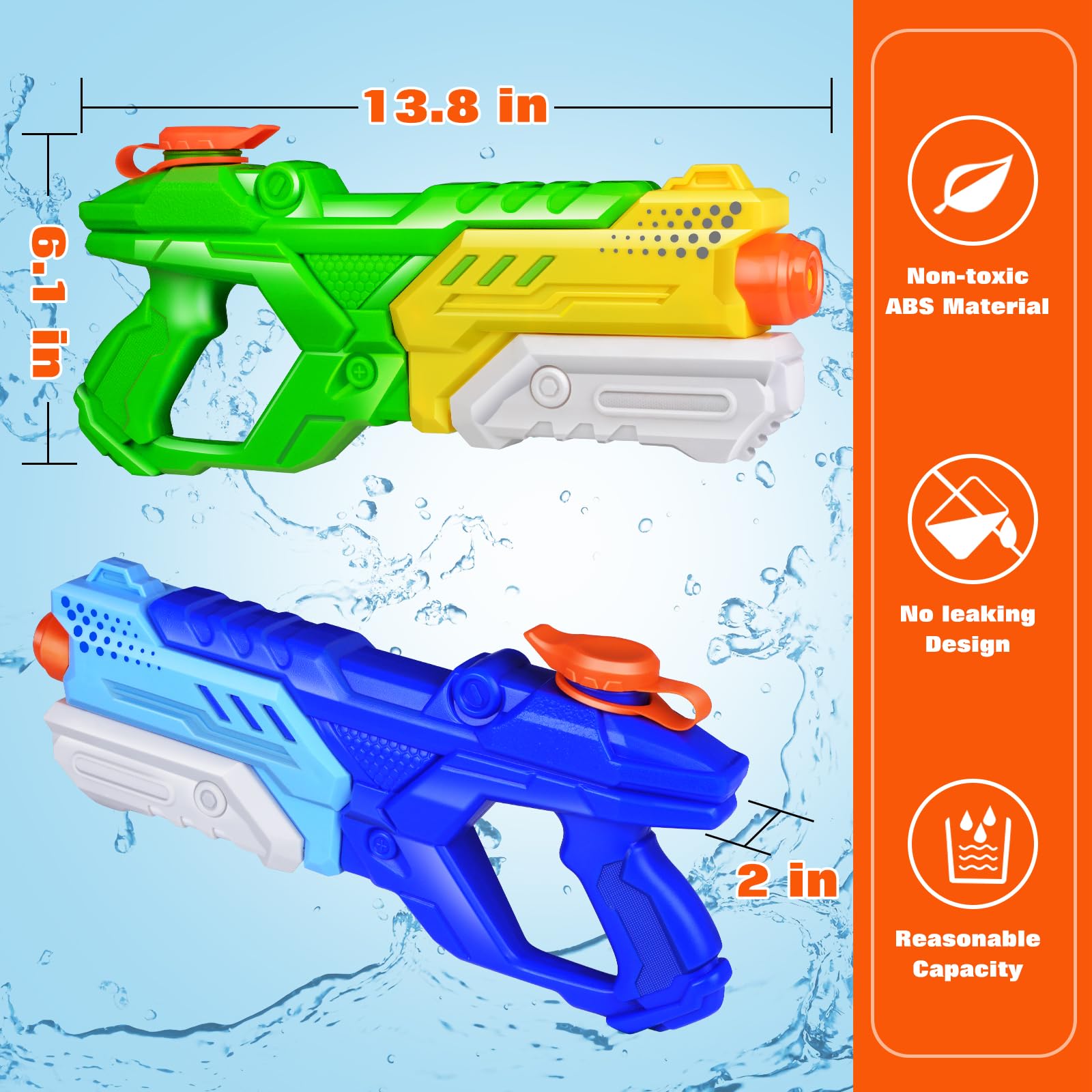 Quanquer summer water battle set ideal for pool and beach days.