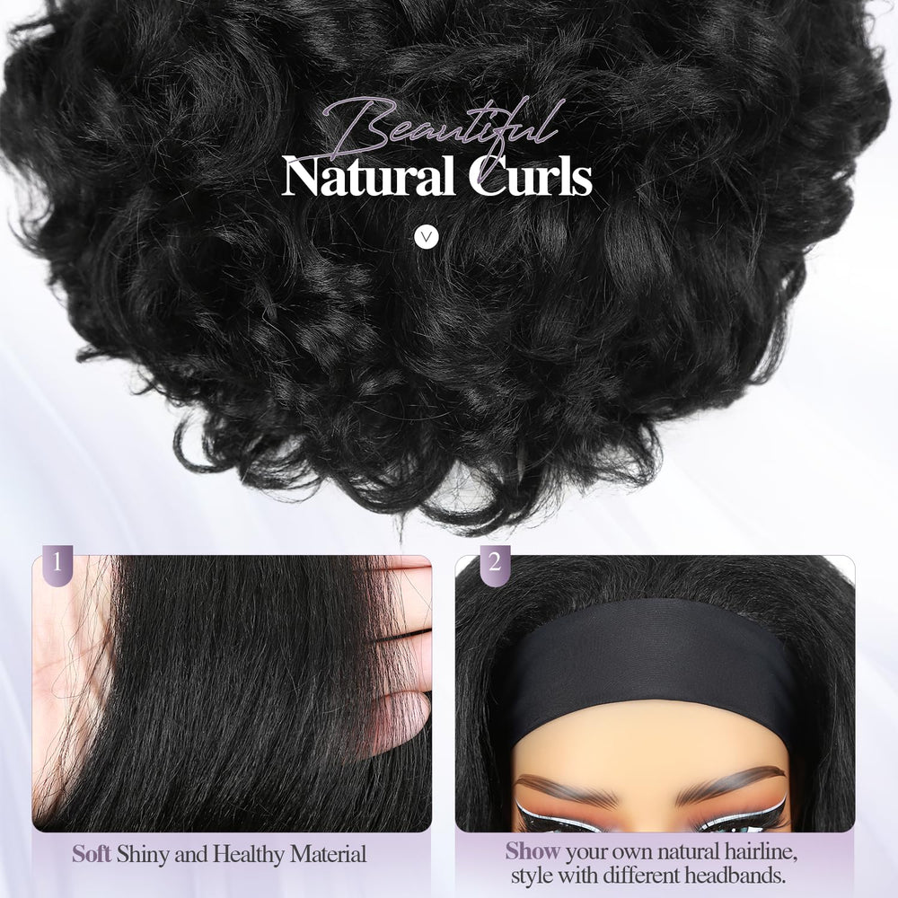 Quantum Love Headband Wig compact for travel and on-the-go