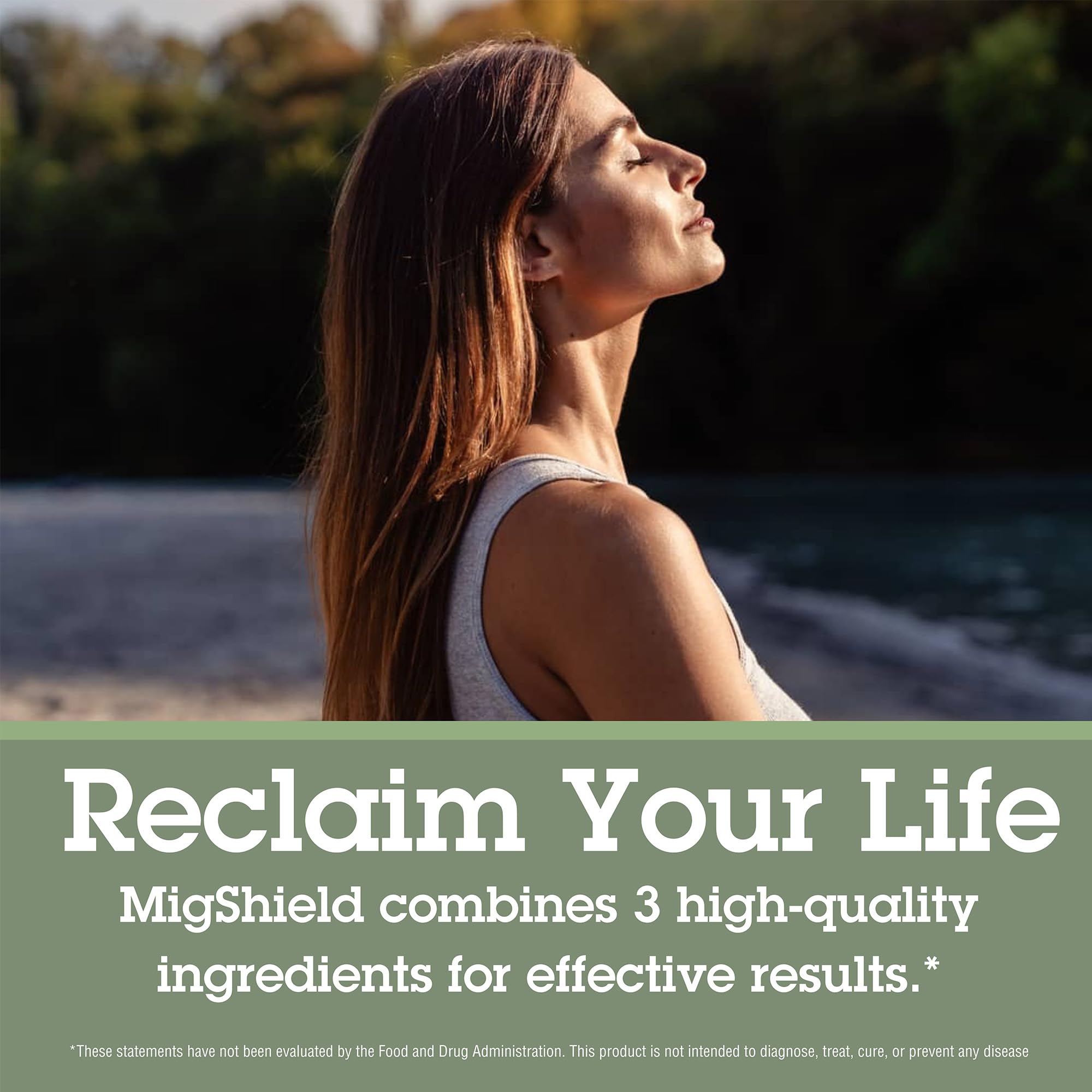 Quantum MigShield ingredients riboflavin and CoQ10 on display for daily nutrient support