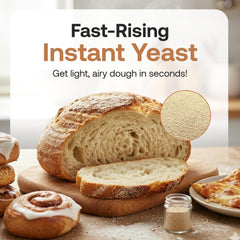 Quay Naturals yeast dough kneaded for bread and rolls with smooth texture.