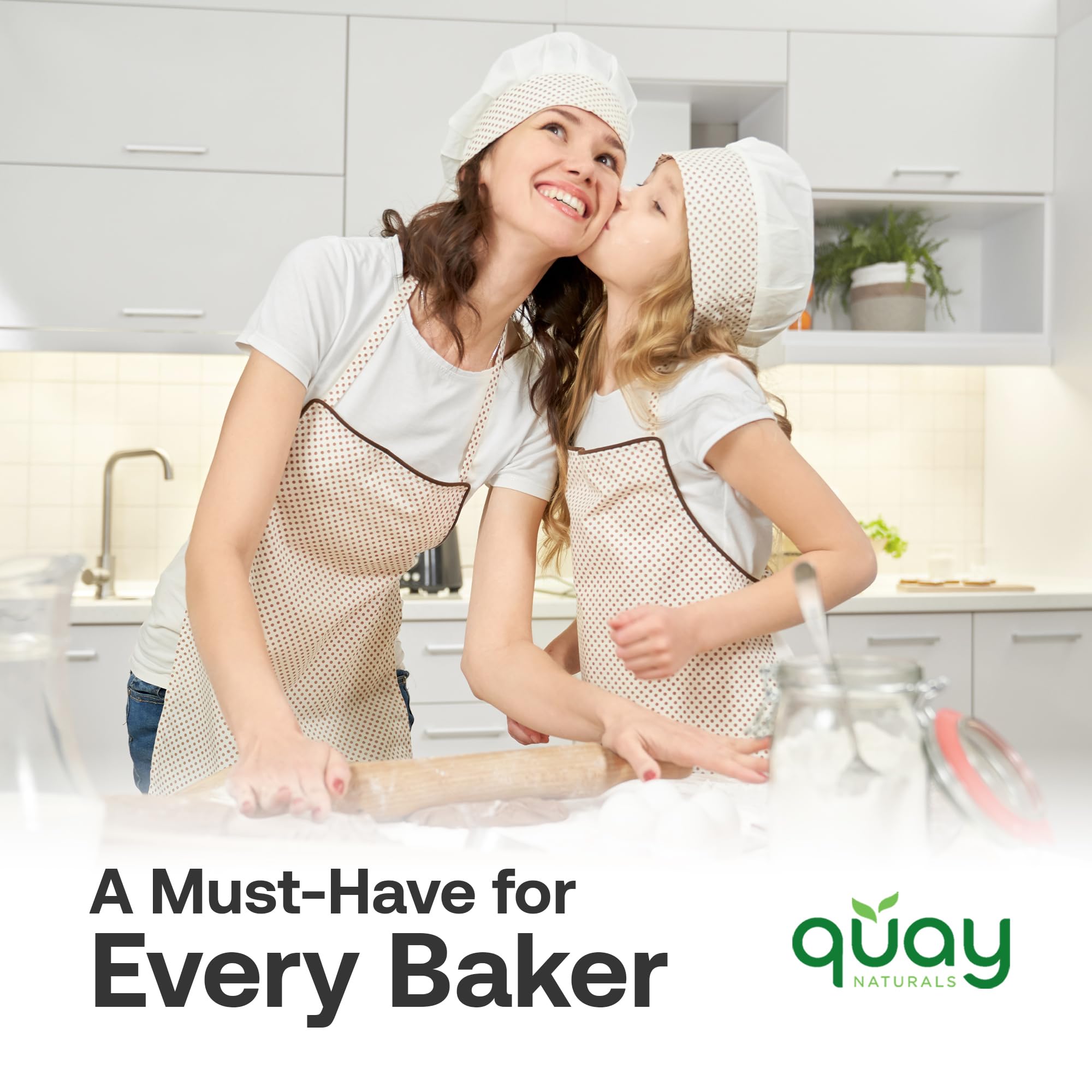 Quay Naturals Pure Baking Soda versatile powder for baking, cleaning, deodorizing.