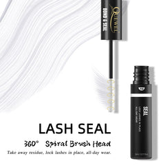 QUEWEL waterproof long-lasting lash glue keeps clusters secure all day.