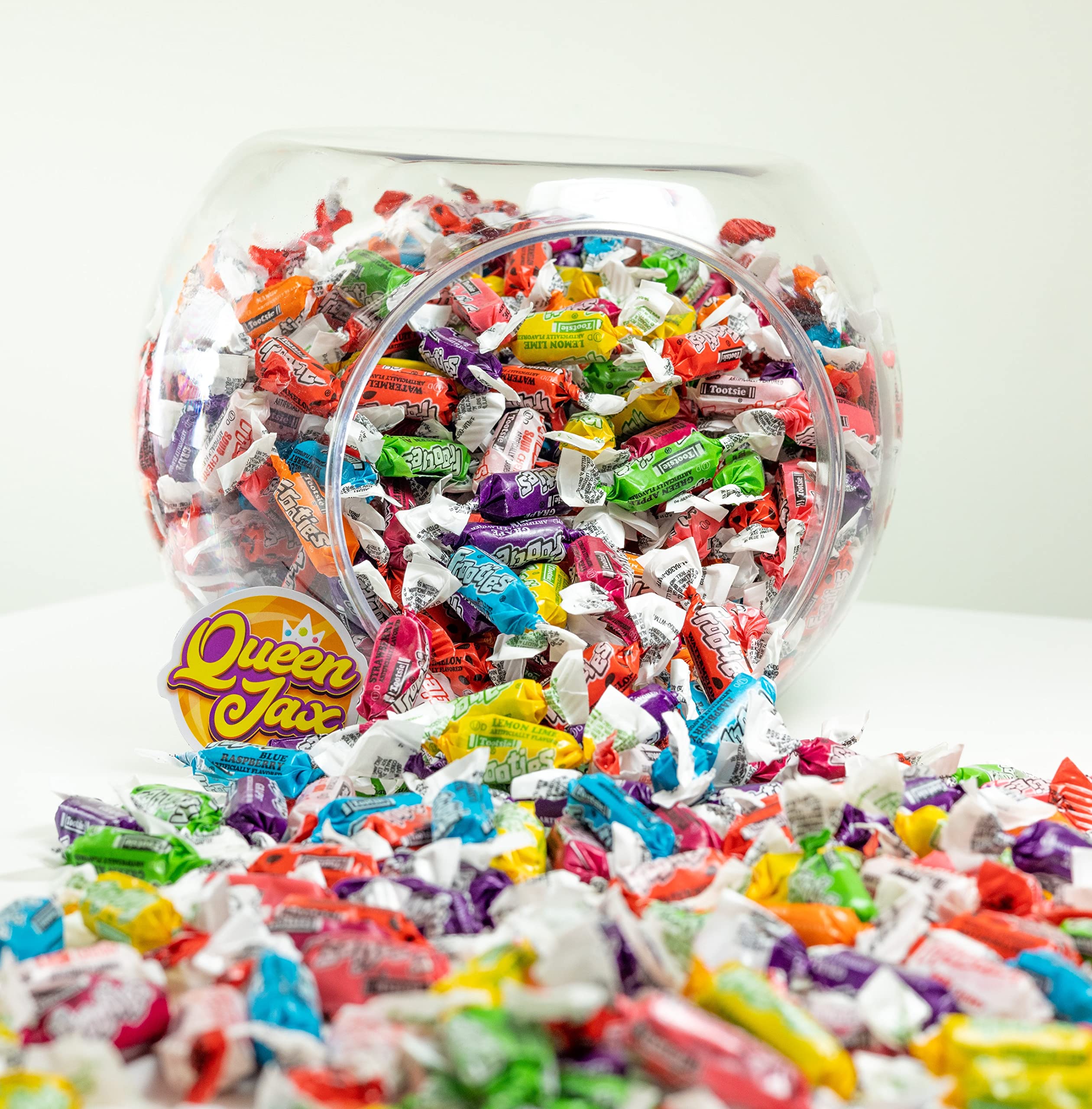 QUEEN JAX 2lb bulk pack keeps snacks ready at the office.
