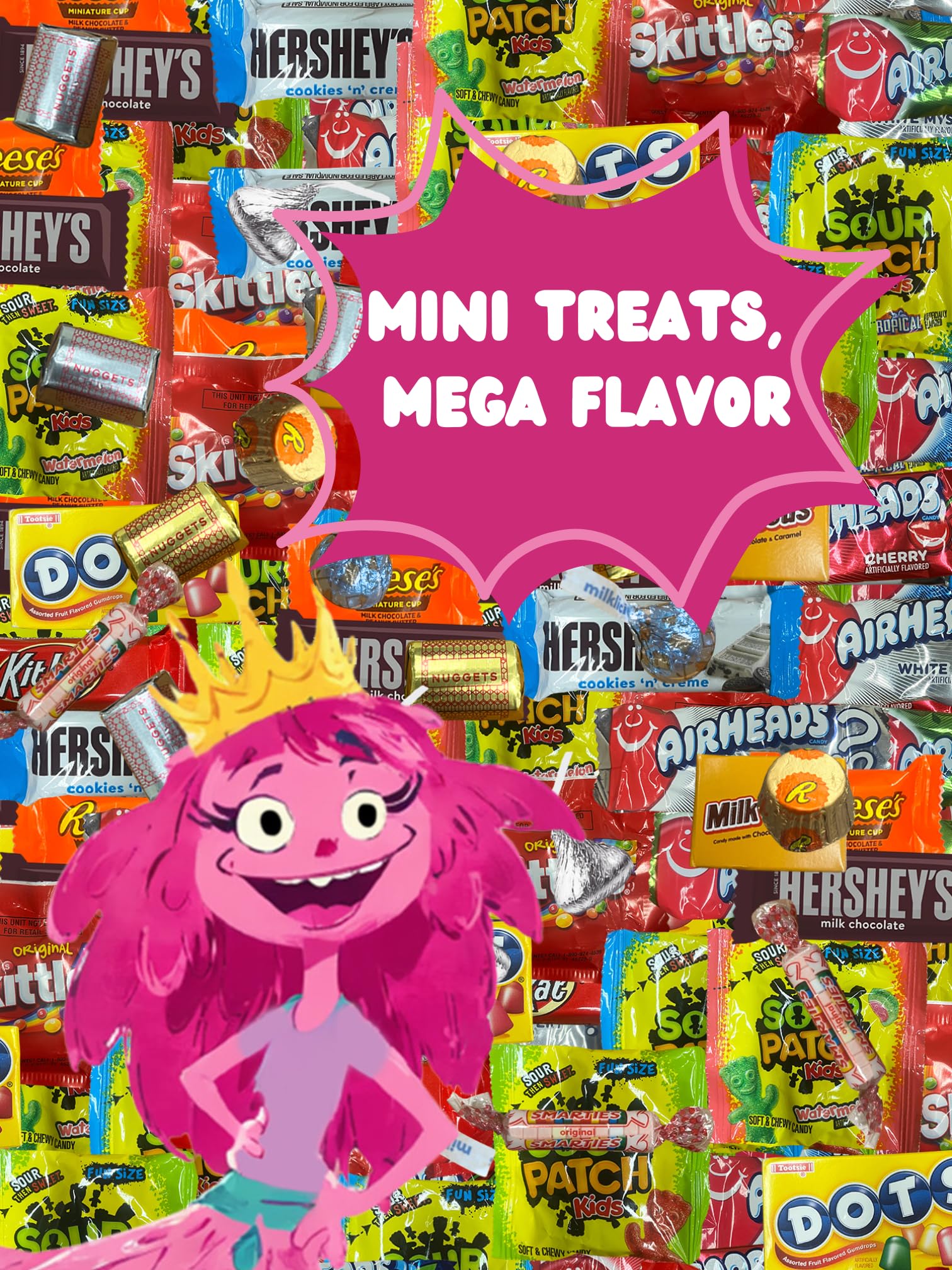 Queen Jax assorted-candy-bulk ideal for trick-or-treat stations and events