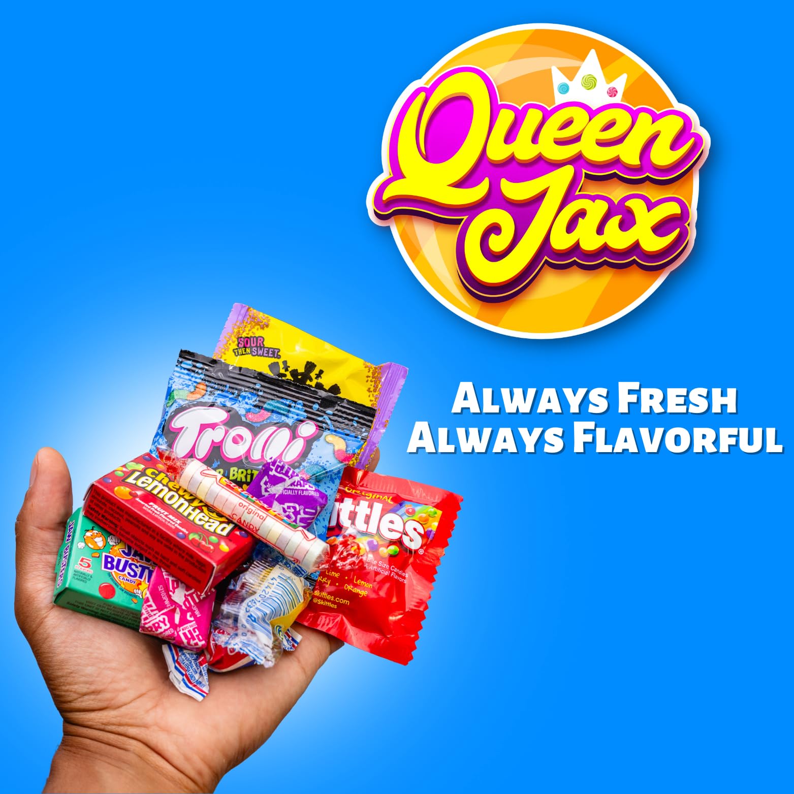 Queen Jax pinata filler bulk candy for celebrations.