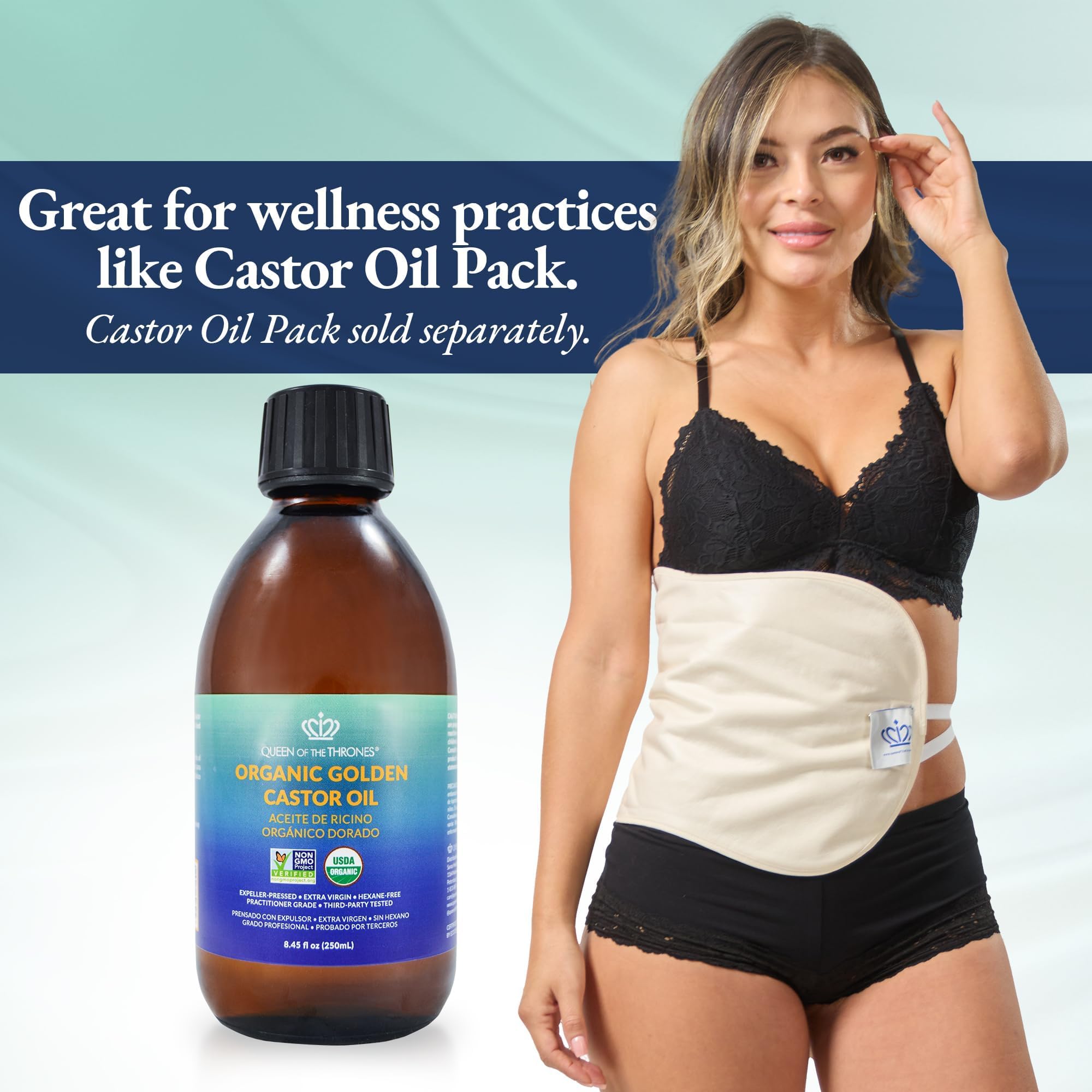QUEEN OF THE THRONES Castor Oil for DIY hair masks and scalp care