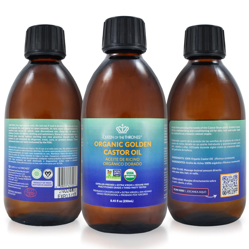 QUEEN OF THE THRONES Castor Oil multipurpose use for nails and brows