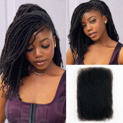 QVR Afro kinky bulk hair dreadlock styling ideas showcase versatile looks