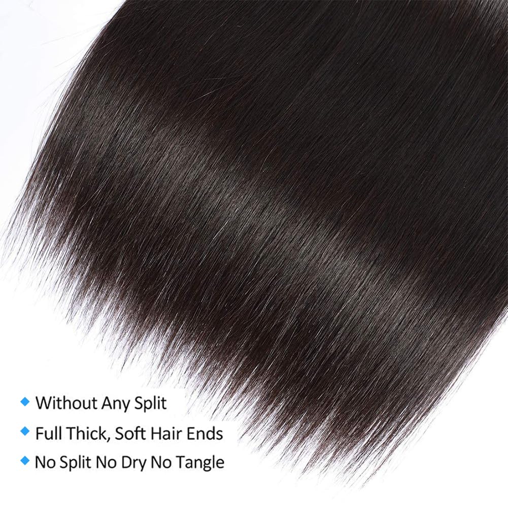 Queenset straight bundles 18inch deliver natural movement and shine.