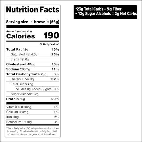 Quest Bake Shop Brownies plated slice highlighting rich, fudgy texture and aroma.