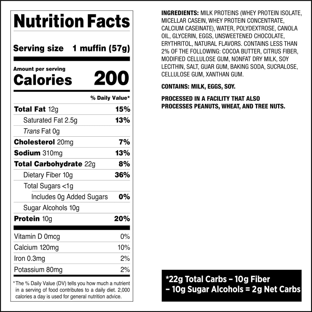 Quest Bake Shop Chocolate Chip Muffins wrap matches daily snacking routine.