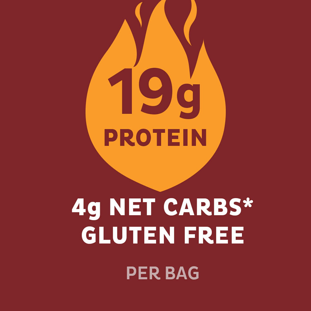 Quest BBQ Protein Chips salty-savory-seasoning offers flavorful crunch for on-the-go enjoyment.