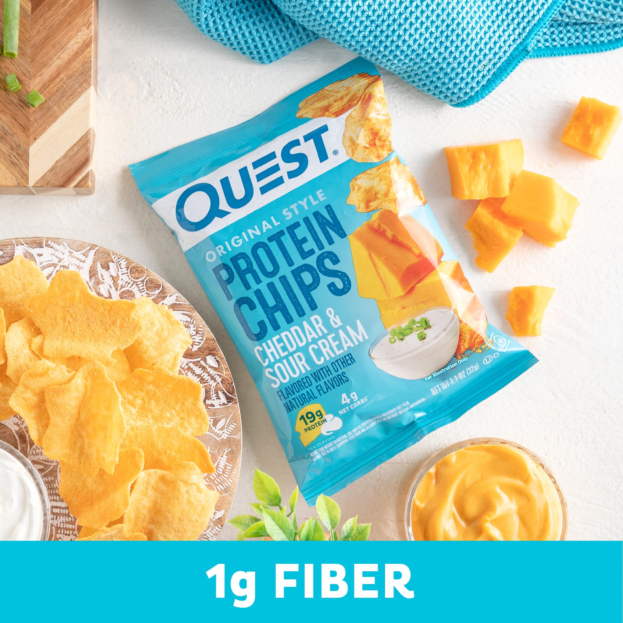 Chips in a gym bag, ready for a protein boost on the go