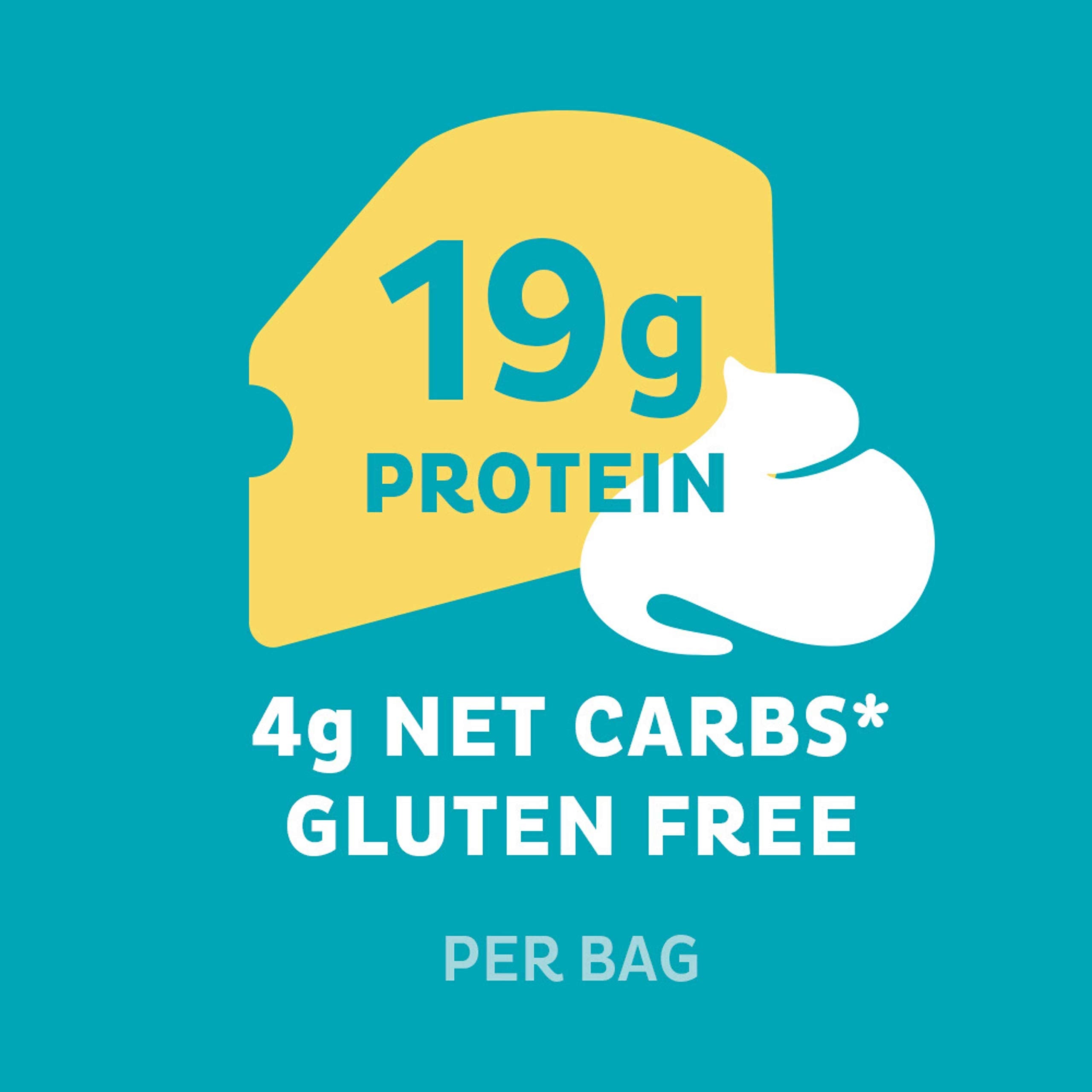 Quest Cheddar & Sour Cream chip nutrition panel detail