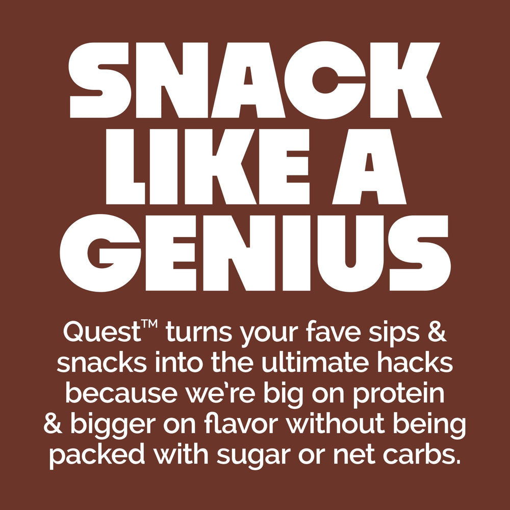 Quest Chocolate Chip Cookie Dough bar on a desk for a quick desk-side snack.