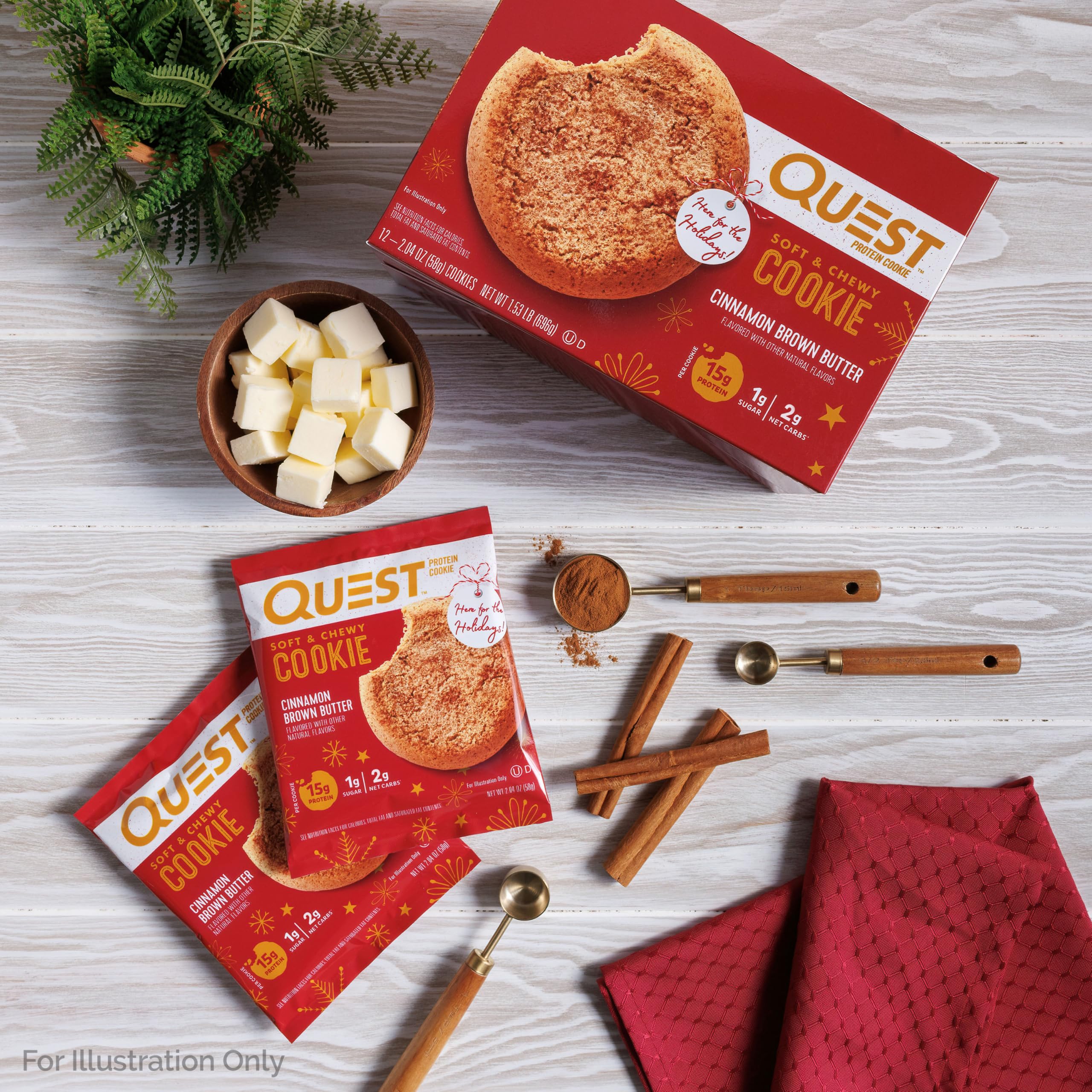 Gym bag-ready Quest cookie for post-workout refuel.
