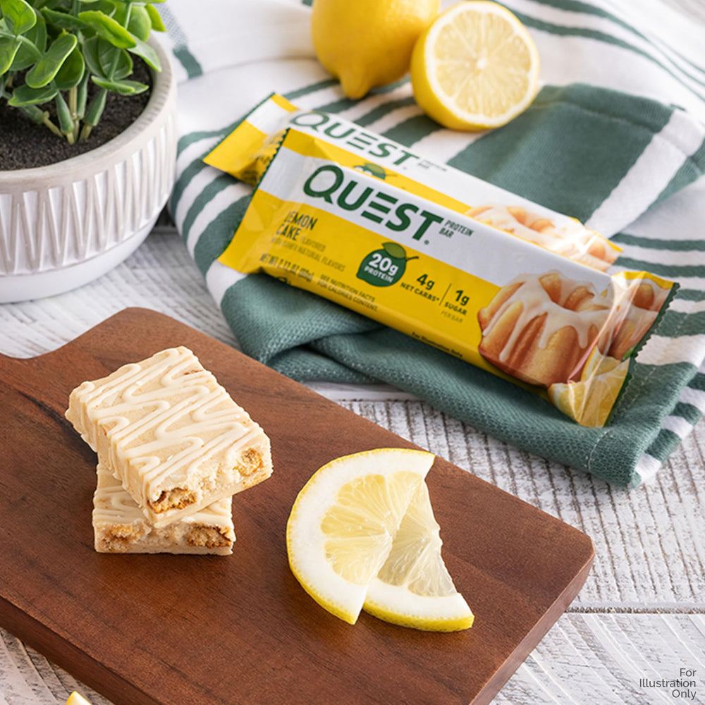 Quest fruit flavored variety pack bars in gym bag – ready for workouts.