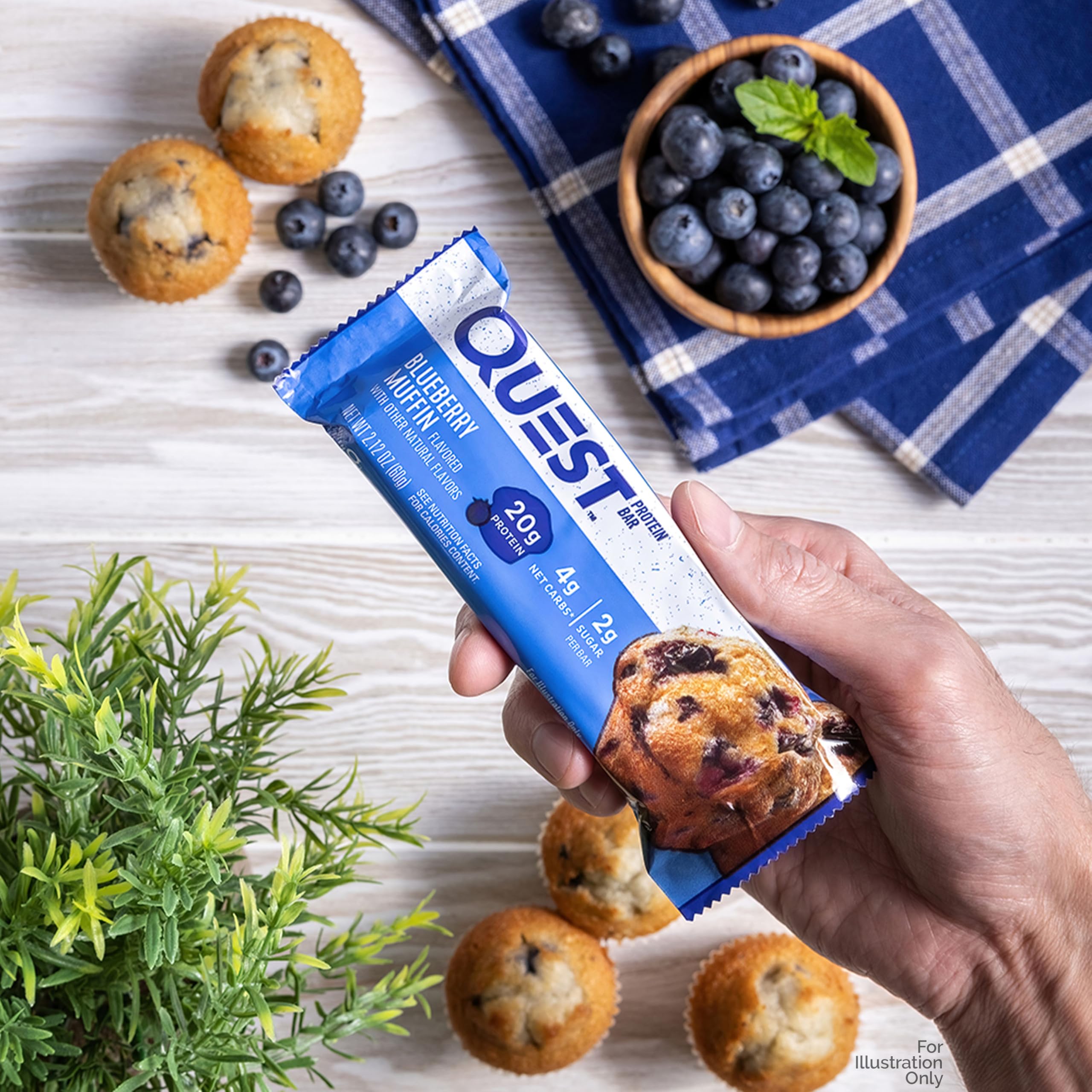 Quest fruit flavored variety pack bars in pantry – easy, on-hand bites.
