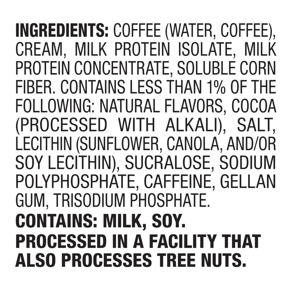 Quest Mocha Latte Iced Coffee cup shows creamy mocha latte flavor