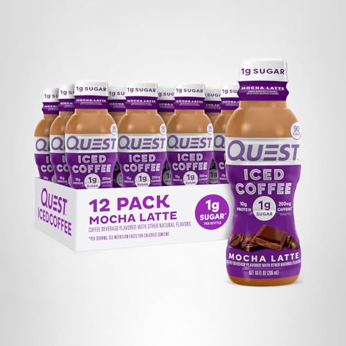 Quest Mocha Latte Iced Coffee for a refreshing break anytime