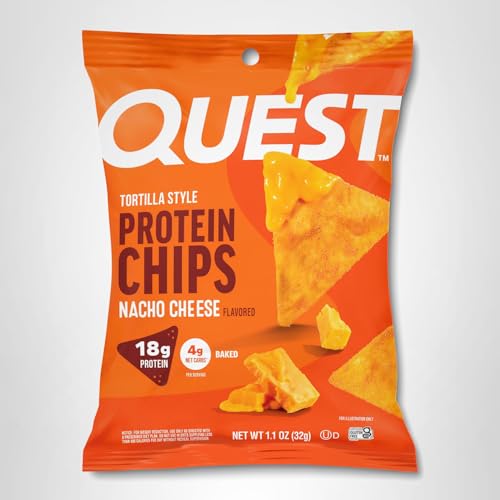 Baked Quest Nacho Cheese chips great for dips and snacks