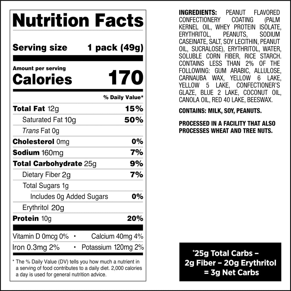 Quest Peanut Butter Coated Candies single-serving: easy portion control for dessert moments