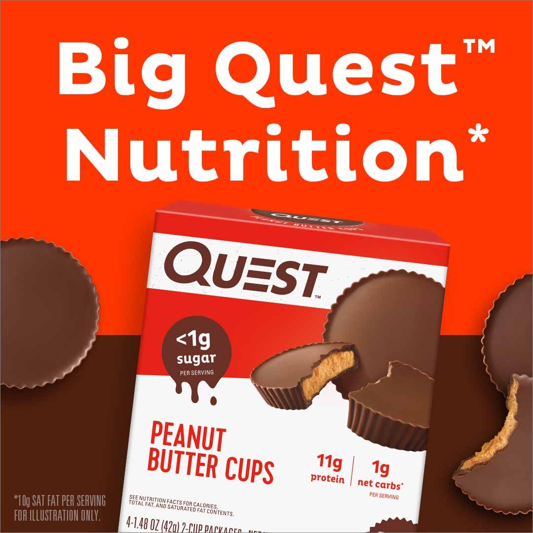 Quest Peanut Butter Cups: gluten-free treat without sacrificing taste.