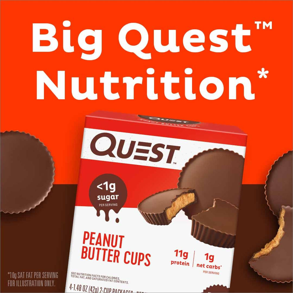 Quest Peanut Butter Cups: gluten-free treat without sacrificing taste.