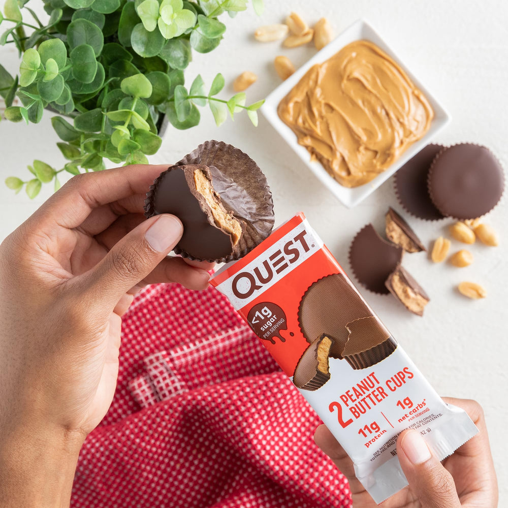 Quest Peanut Butter Cups: keto-friendly, low-carb option for sugar-conscious snacking.