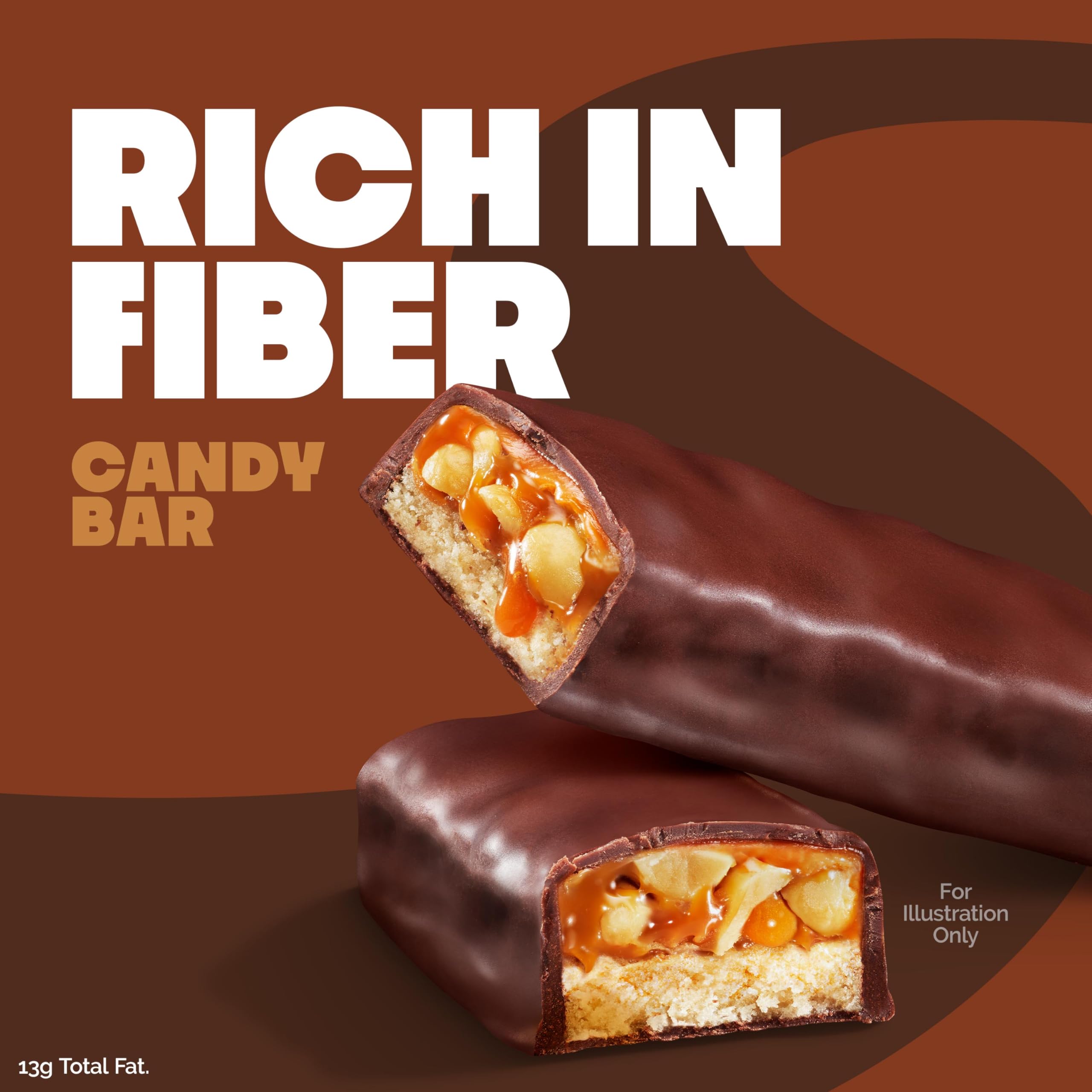 Quest Peanutty Caramel Bar with nuts emphasizes texture for satisfying bite during workouts