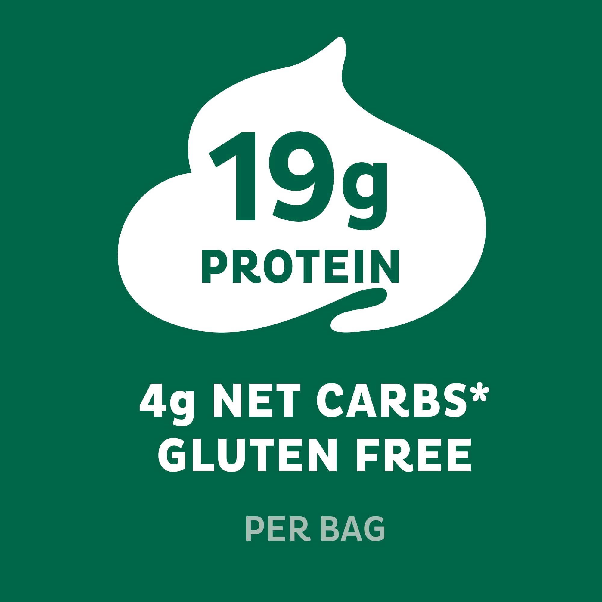 Quest Sour Cream & Onion chips serving on hand emphasizes protein-rich snack.