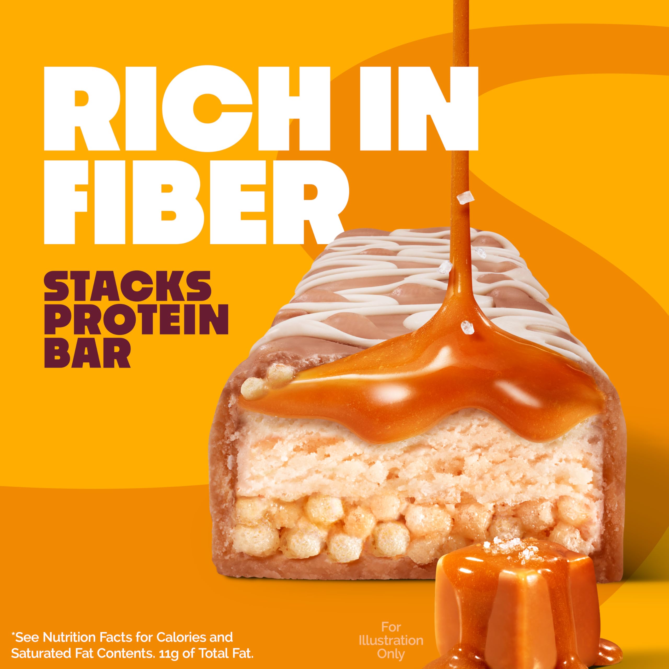 Caramel ribbon close-up highlights flavor layering for indulgence.