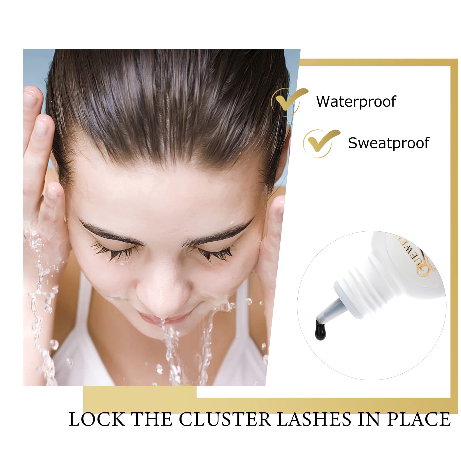QUEWEL waterproof-dry-time feature supports all-day wear and sweat resistance.