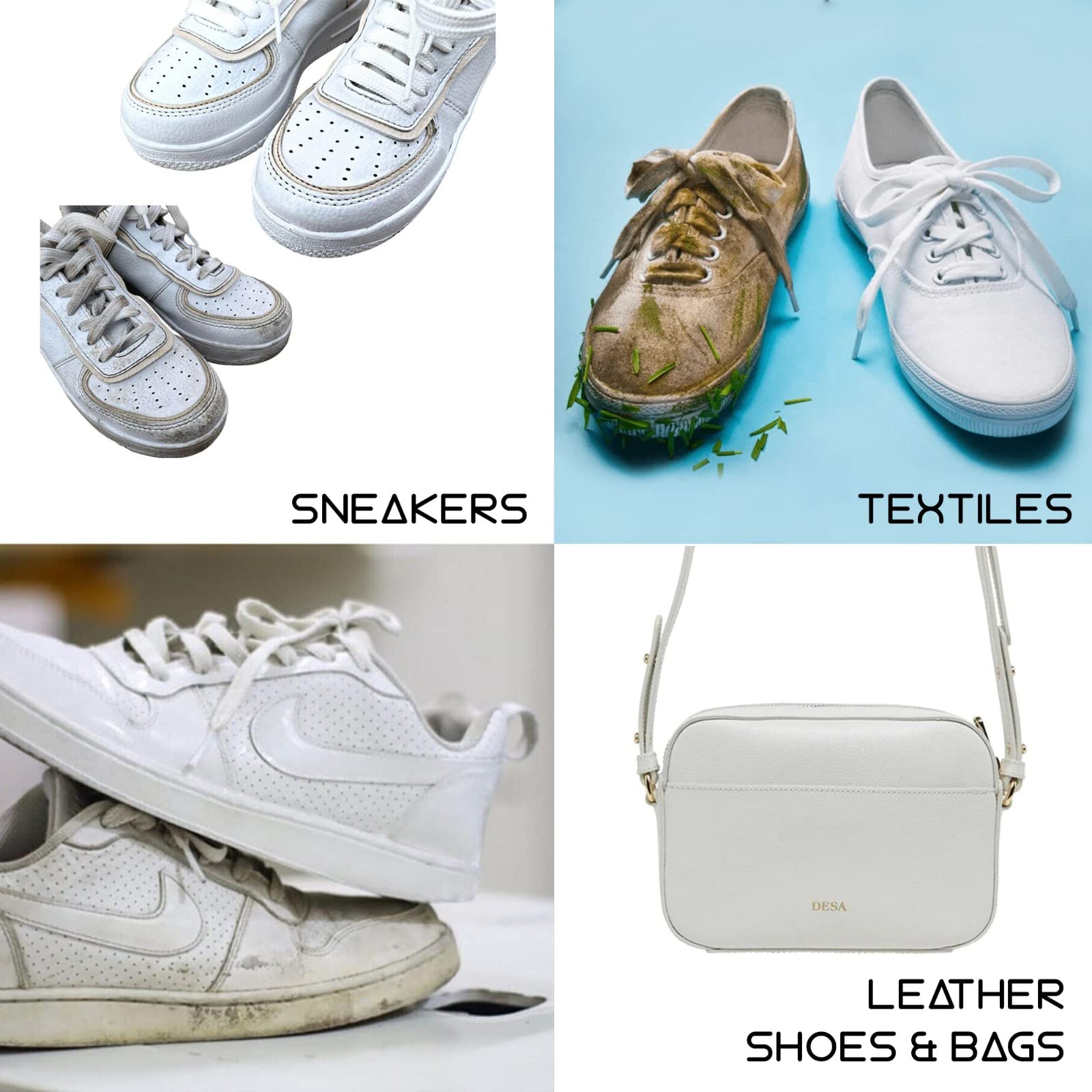 QUFY Max White Shoe Polish leather bag and jacket touch-ups.