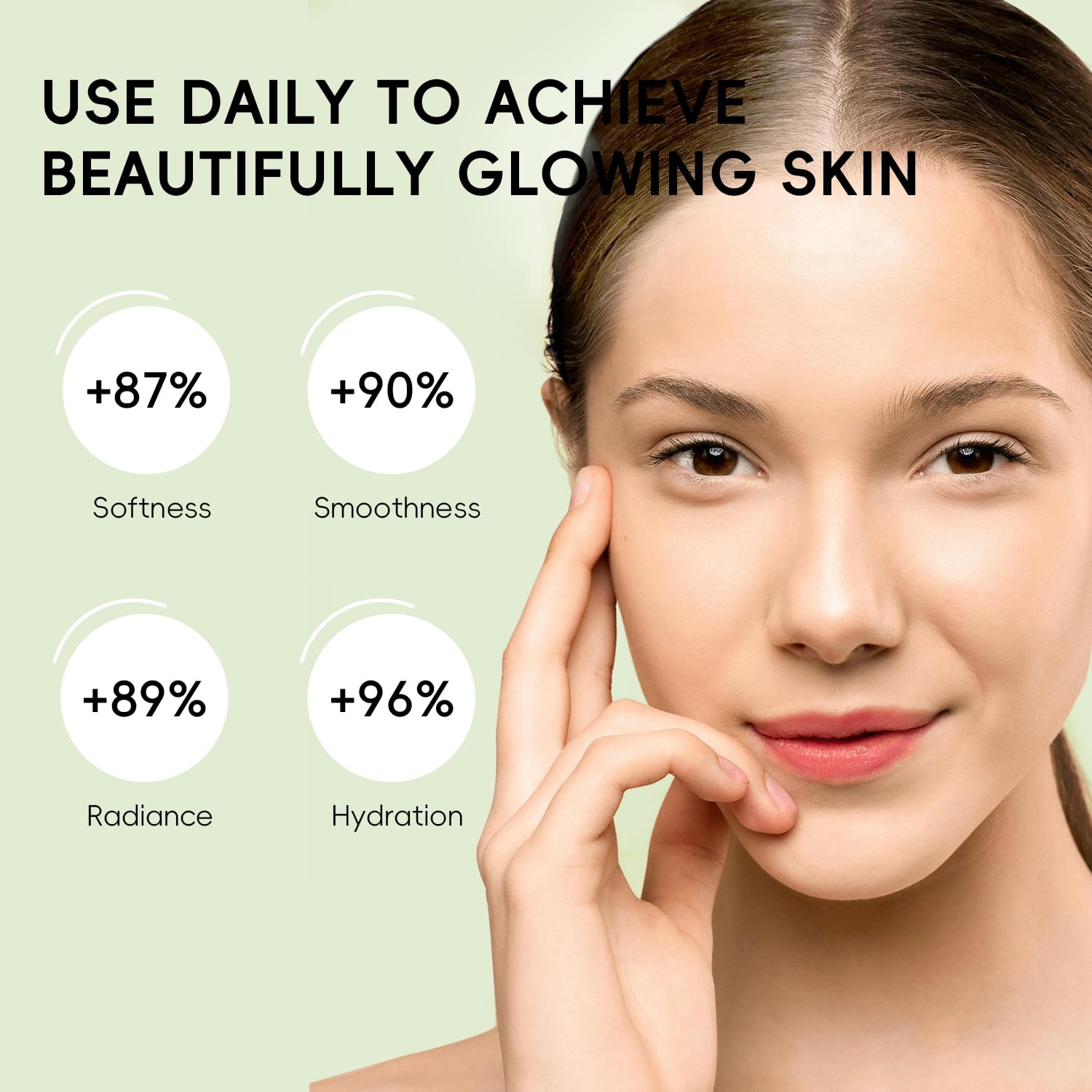 QUIYUM Avocado Eye Cream jar supports eye area and smooths fine lines