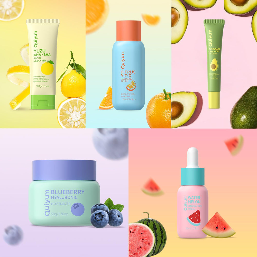 QUIYUM Gift-ready set packaging ideal for skincare lovers