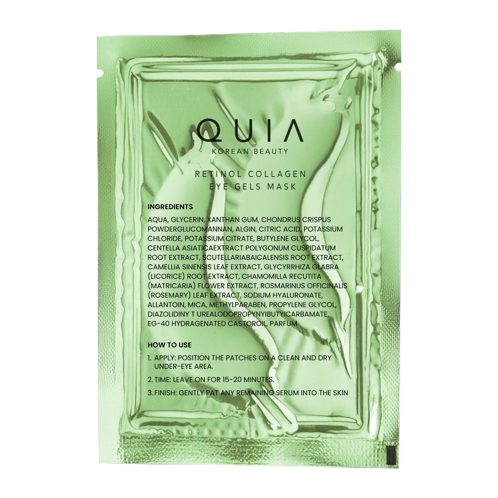 QUIA Beauty hydration close-up highlighting collagen and humectants under-eye care
