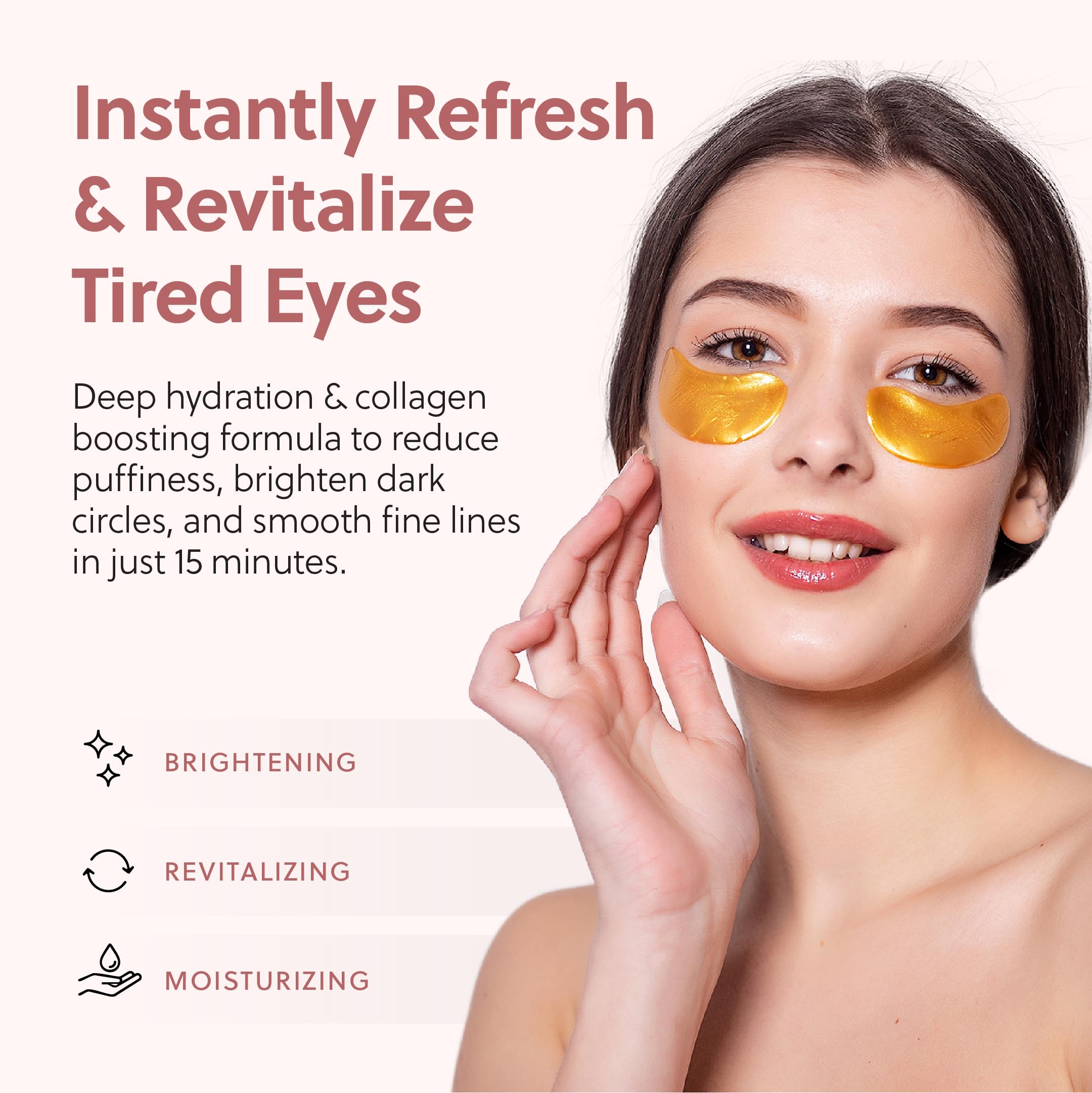 QUIA Beauty hydrogel eye patches texture close-up showcasing cooling, hydrating gel