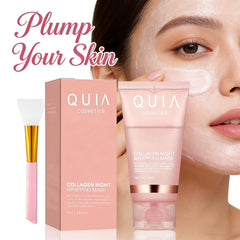 Quia Cosmetics Korean Face Mask peel-off film reveals smoother skin after removal.