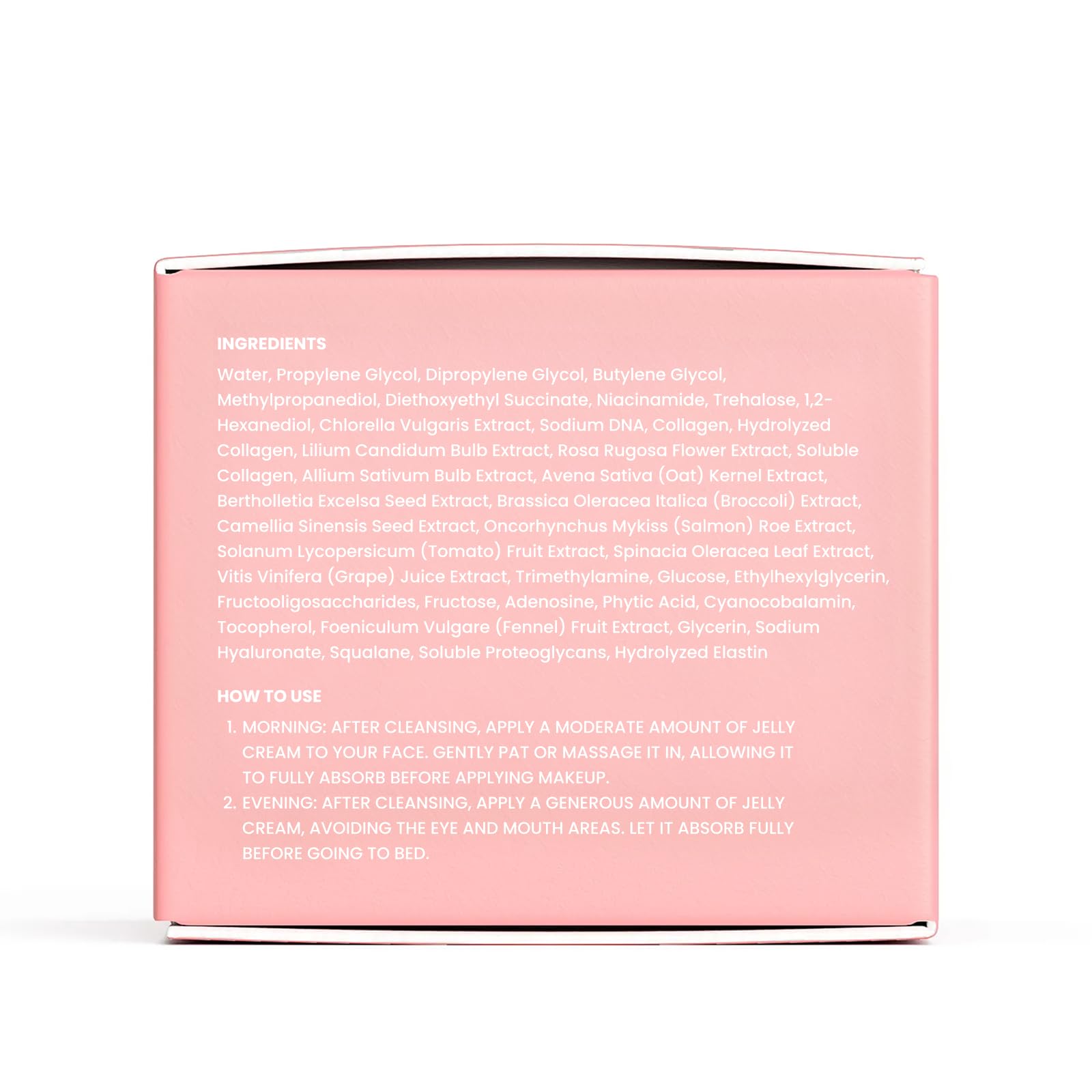 QUIA Beauty Collagen Jelly Cream minimal packaging emphasizing clean design