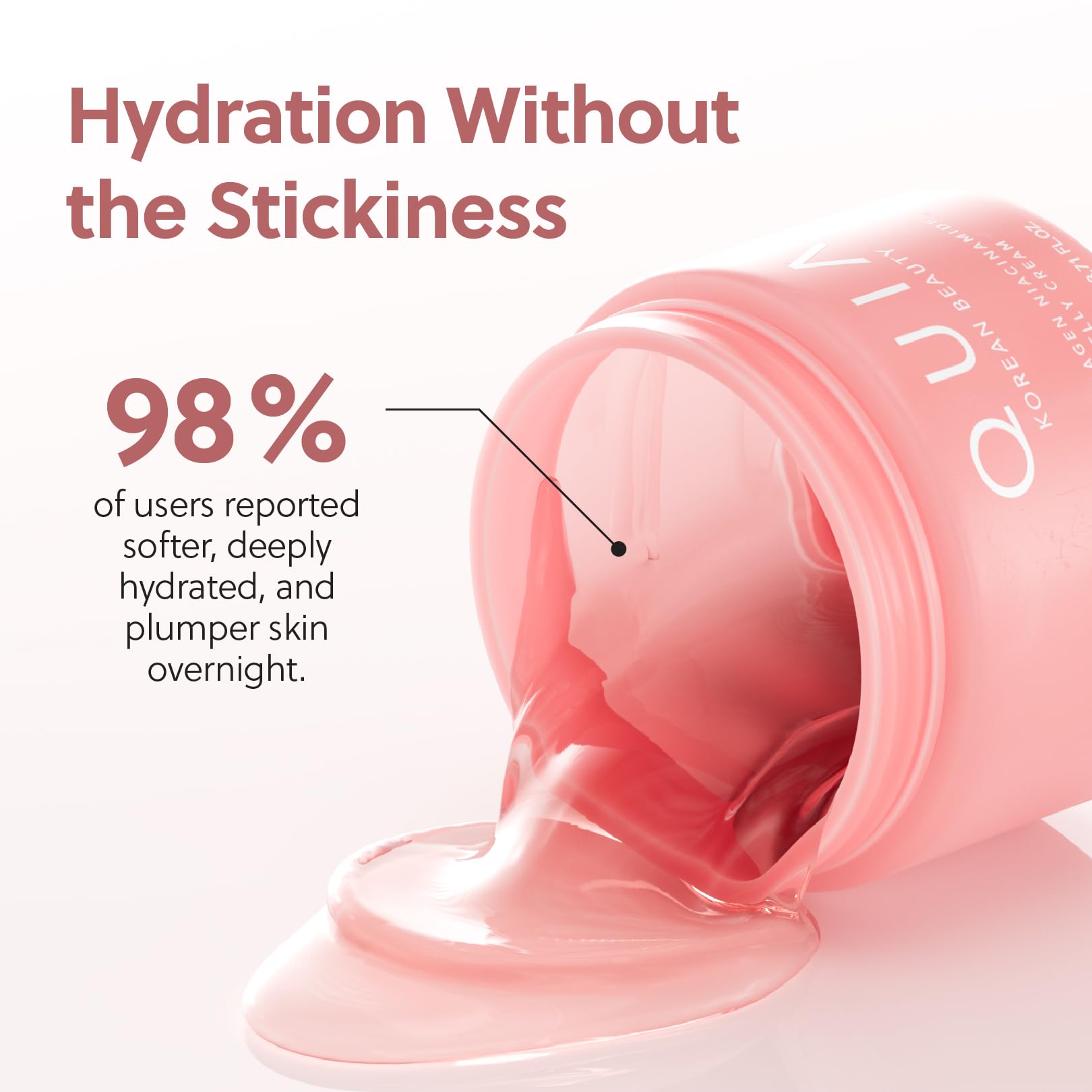 QUIA Beauty Collagen Jelly Cream in night ritual for hydration, gentle care