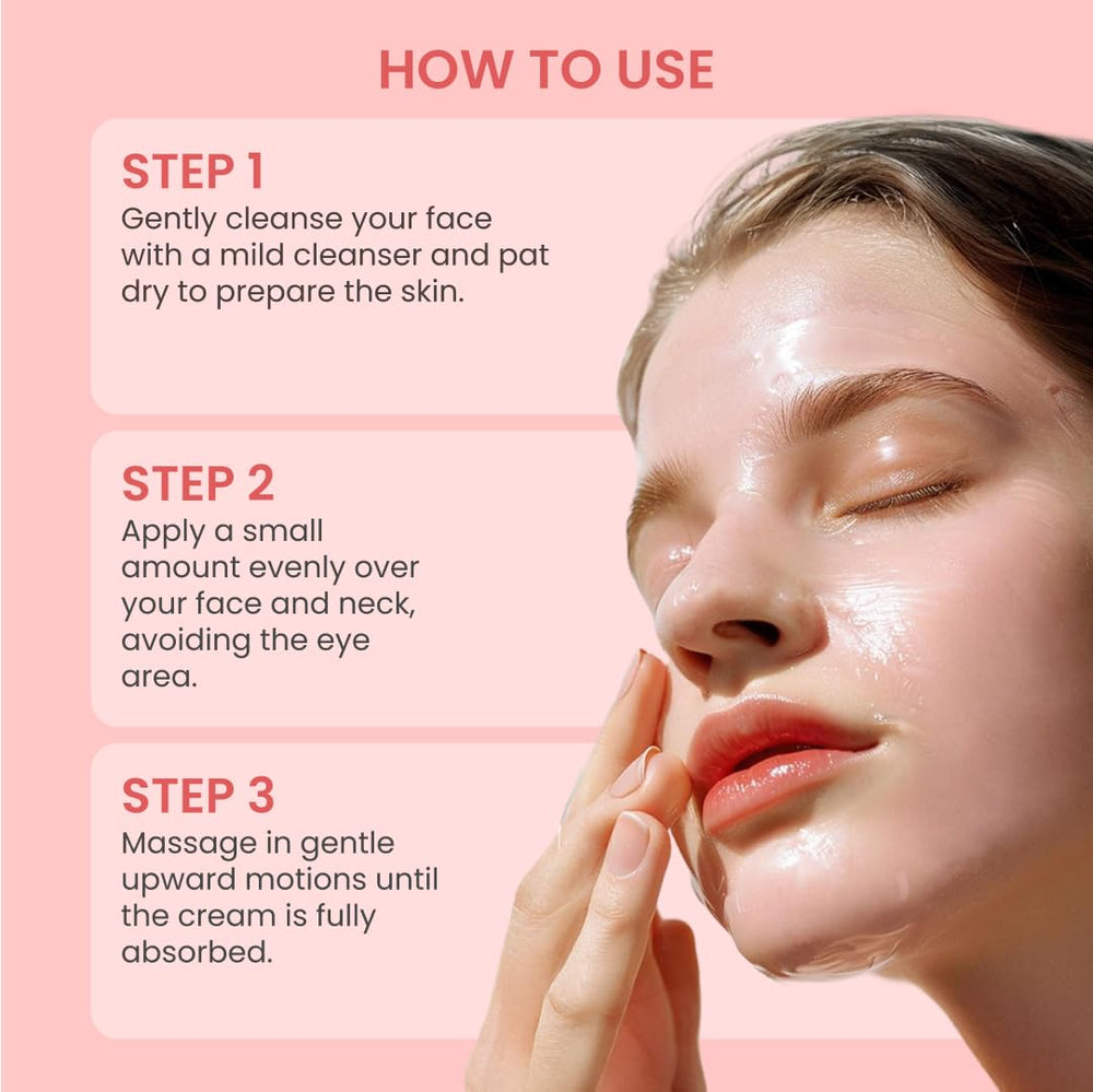 QUIA Beauty Collagen Jelly Cream beside skincare lineup signaling balanced hydration