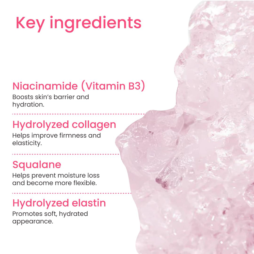 QUIA Beauty Collagen Jelly Cream swatch reveals luminous glow and improved texture