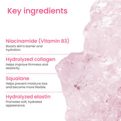 QUIA Beauty Collagen Jelly Cream swatch reveals luminous glow and improved texture