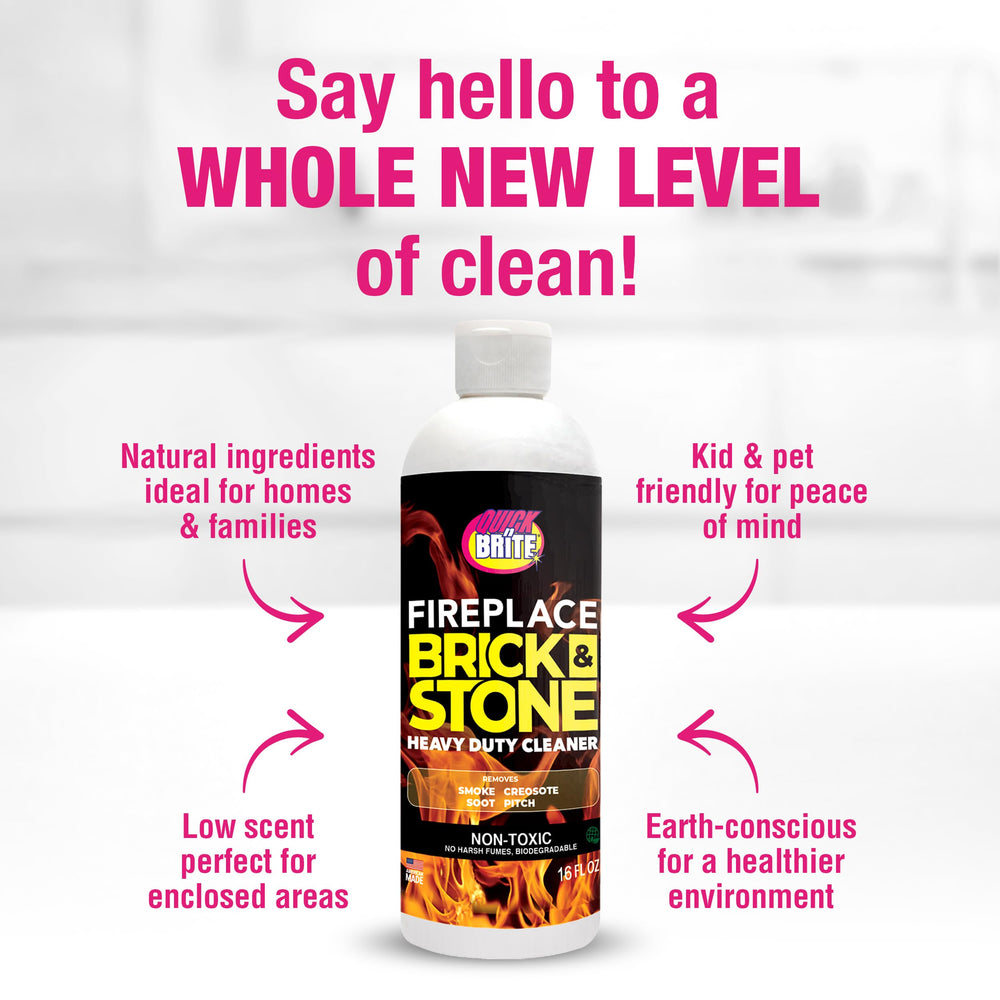 Easy rinse technique with Quick N Brite, wipe away residue after application