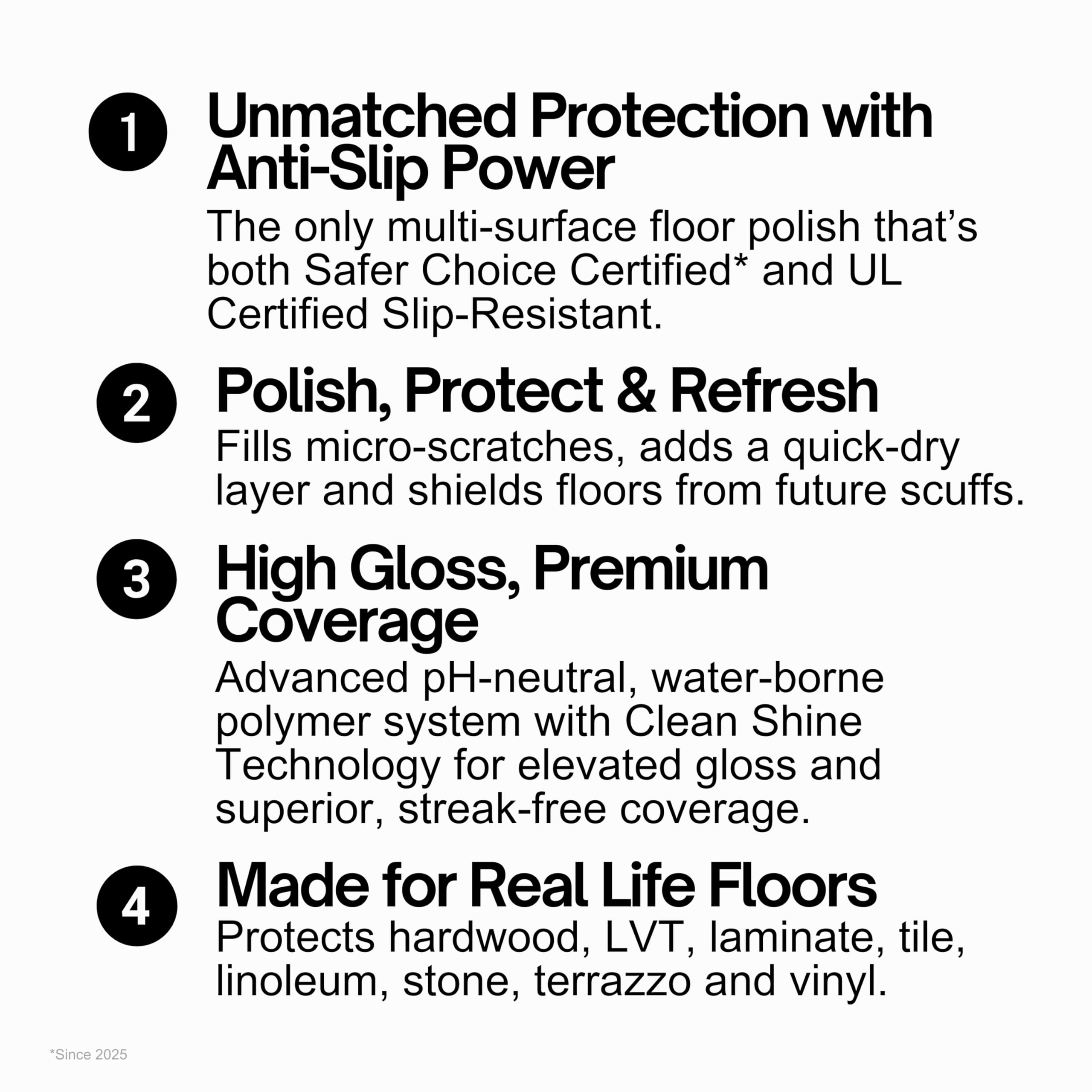 Quick Shine prep step: clean floor before applying finish