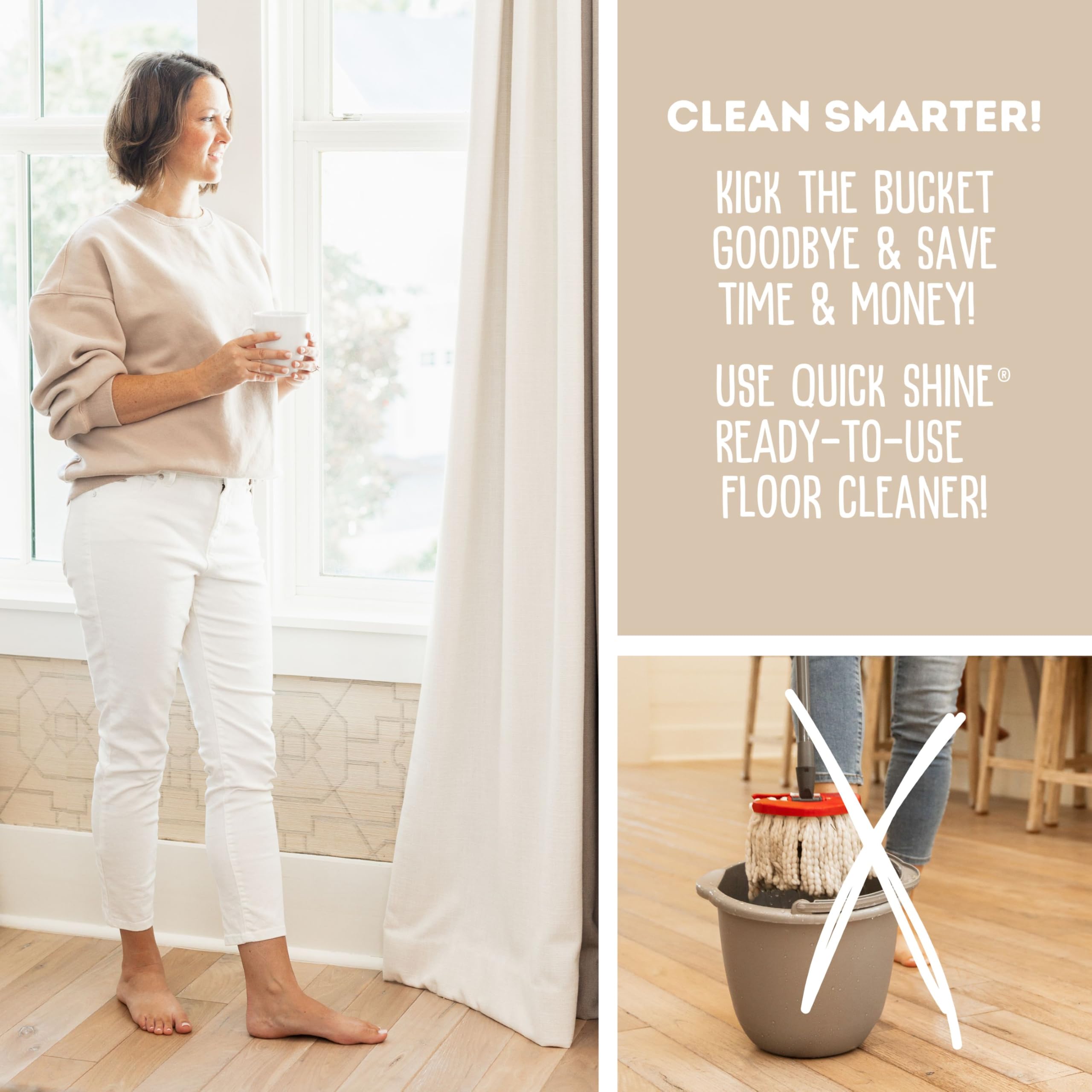 pH neutral claim shown on Quick Shine packaging.