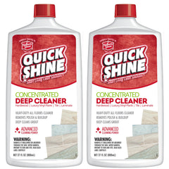 Quick Shine multi-surface cleaner bottle pour for deep floor cleaning and grout reviving