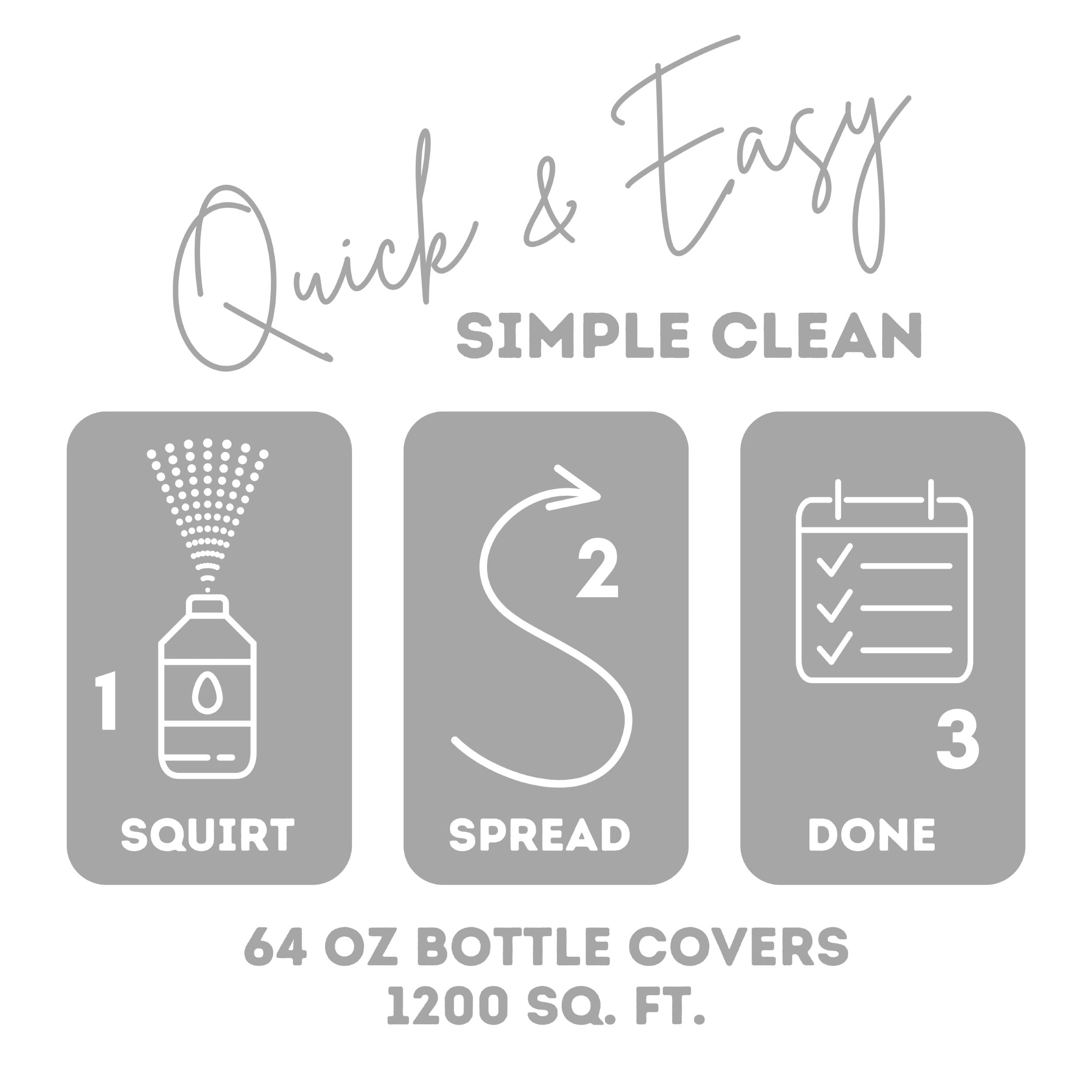 EPA Safer Choice seal highlighted on Quick Shine label.